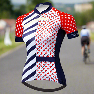 cycling short sleeve jersey women