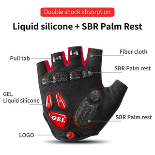 Bike Gloves Shockproof Half Finger