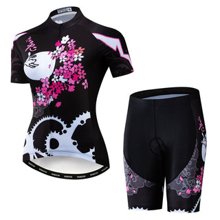 conjunto de ciclismo para mujer