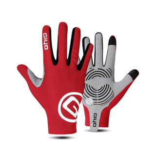 Padded Cycling Gloves Red