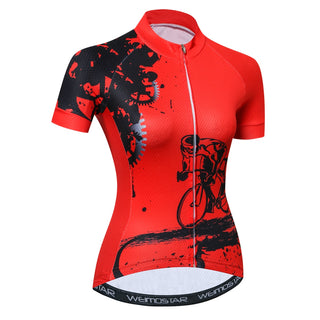 Ladies Short Sleeve MTB Bike Shirt