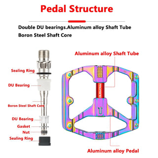 Bicycle Pedal Double Bearing MTB Anti-slip Ultralight Aluminum