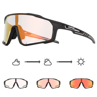 Photochromic Cycling Glasses Unisex