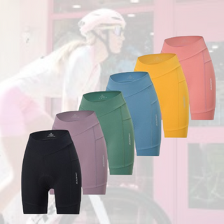 womens padded cycling shorts