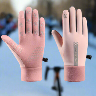 Cold weather bicycle gloves for women