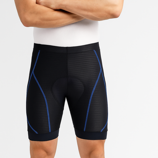 mens bike shorts blue