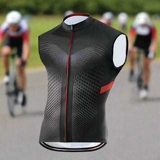mens sleeveless cycling vest windproof splash proof reflective