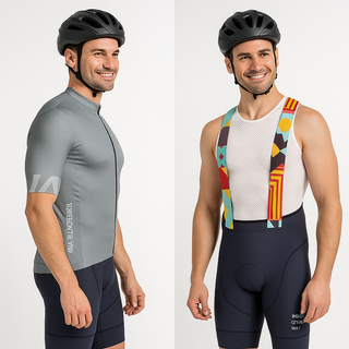 Mnes Summer Cycling Jersey Bib Set