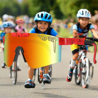Kids Pit Viper cycling sunglasses – UV400 youth sports eyewear with bold frame
