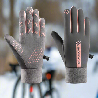 Windproof women's bike gloves