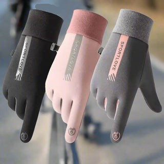 Women's winter cycling gloves